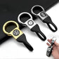 Premium Leather Car Keychain with Logo