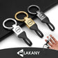 Premium Leather Car Keychain with Logo
