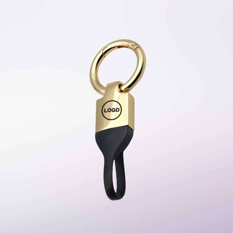 Premium Leather Car Keychain with Logo