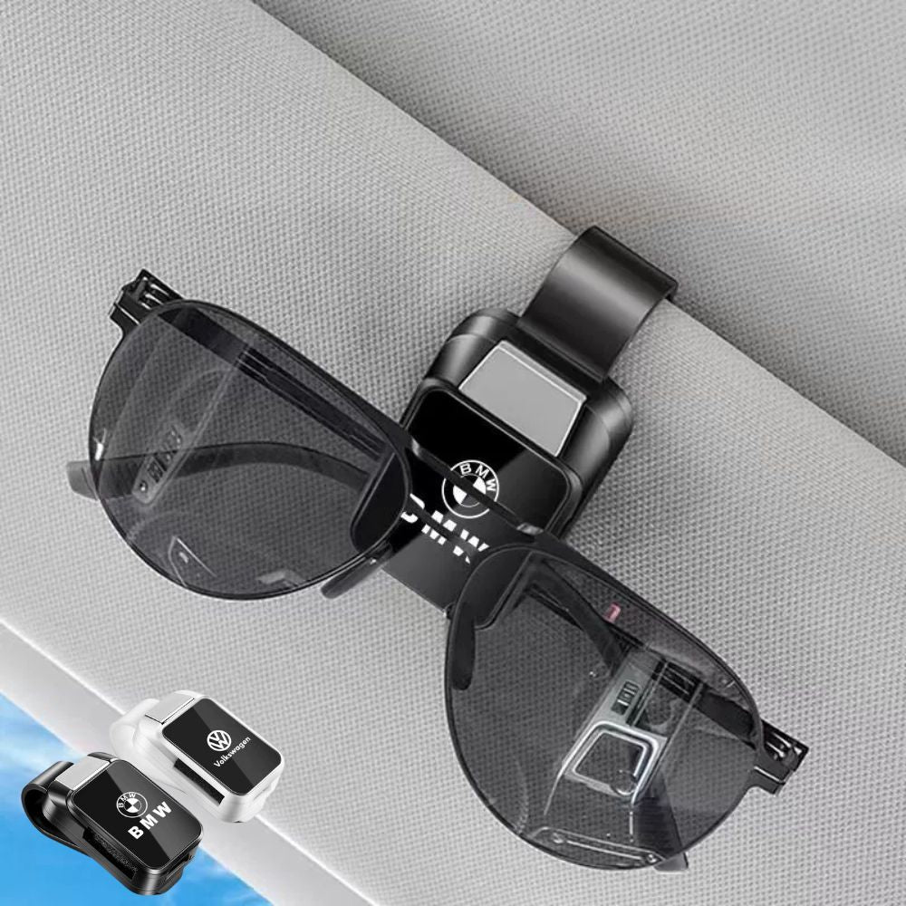 2-in-1 Car Glasses & Ticket Clip